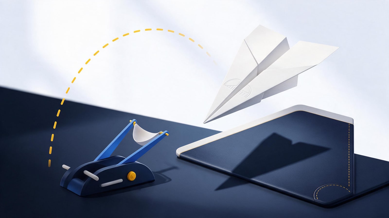Paper airplane returning to its own launch desk, DMCA notices that fair use sends back