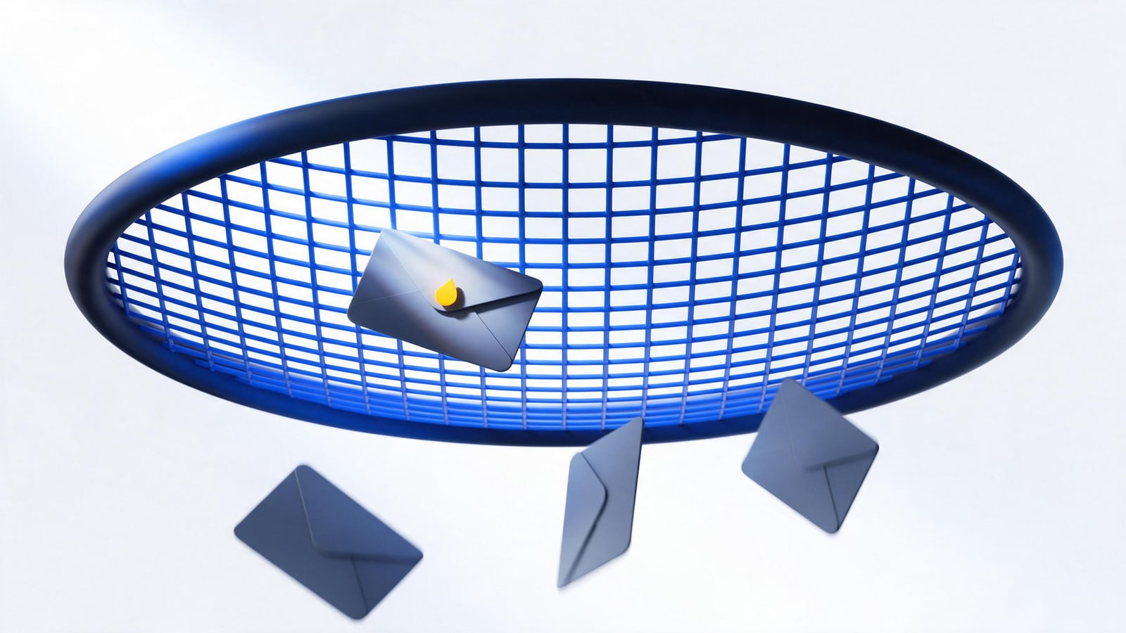 Sieve catching one bad-faith notice among ordinary envelopes slipping through, the Rossi v. MPAA knowledge standard