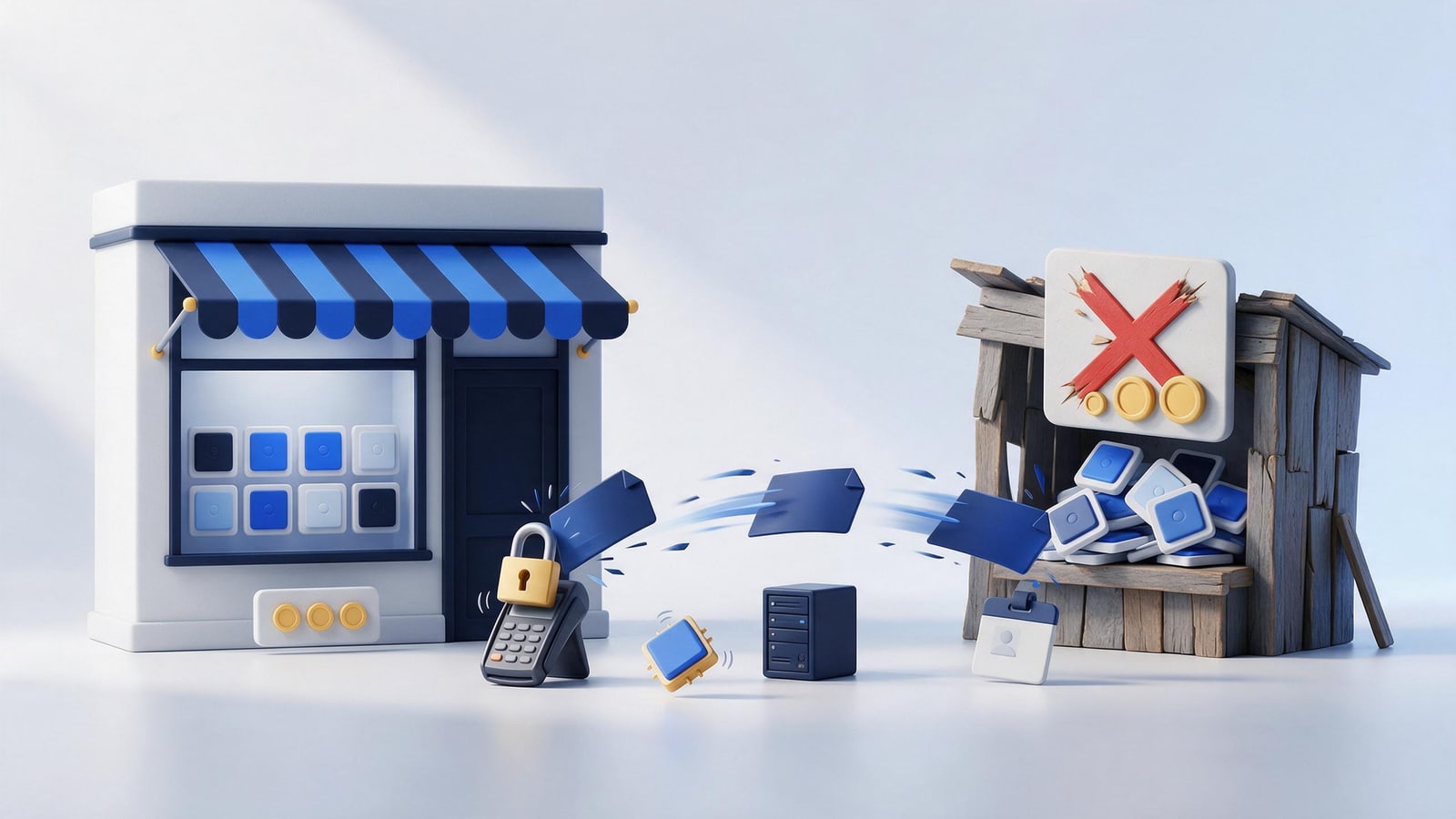 Clone kiosk with slashed prices losing its card terminal, stopping resellers of stolen content