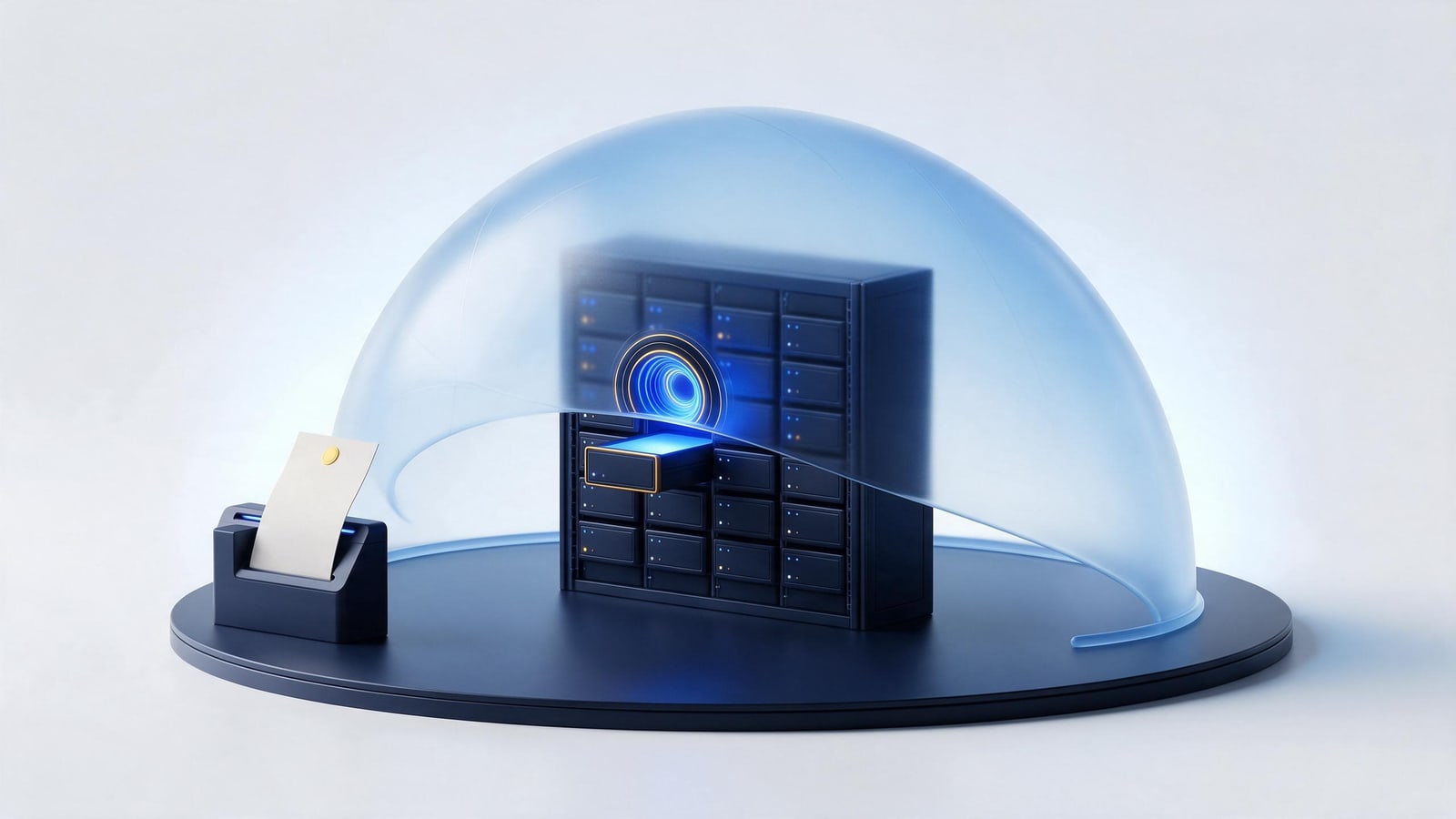 Notice opening a precise hatch in a domed server rack, what a DMCA takedown does
